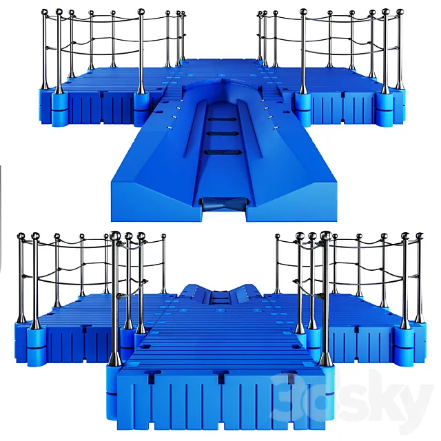 Jetty for jet ski 3D Model