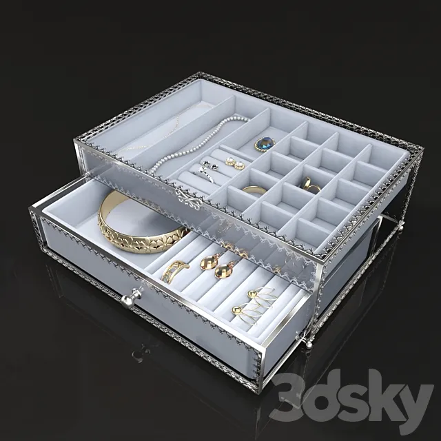 Jewelry box 2 3D Model Jewelry box 2 3D Model