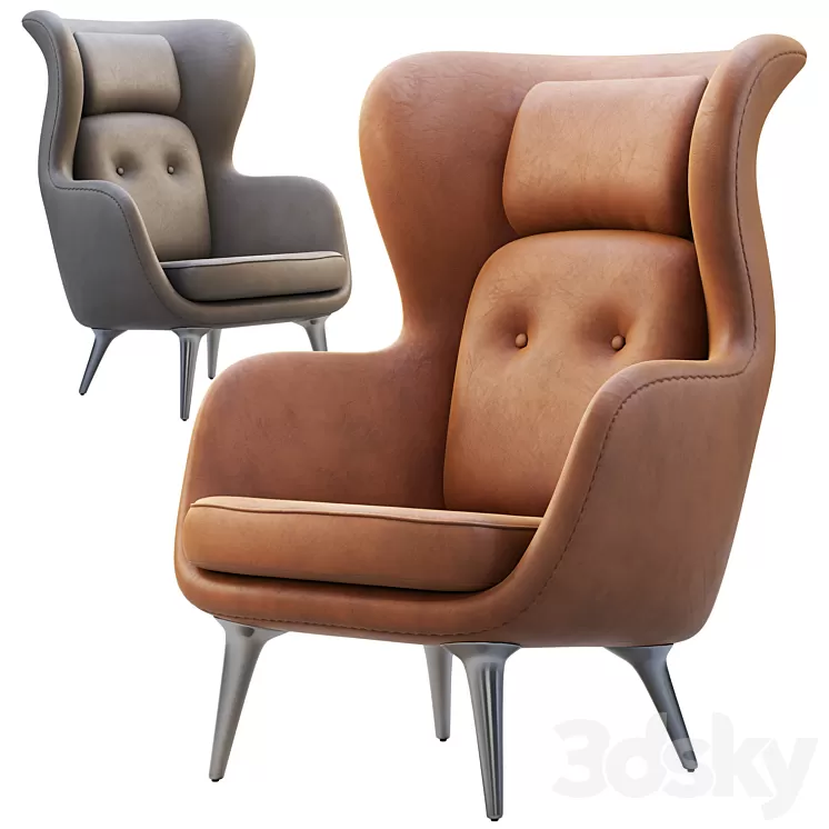 JH1 JH2 Ro Easy Chair 3D Model