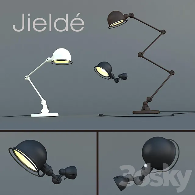 Jielde lamp 3D Model Jielde lamp 3D Model