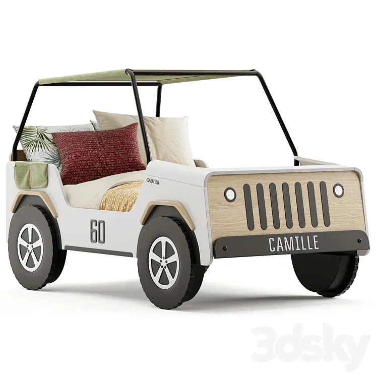 JIIP CAR BED GAUTIER 3D Model Free Download JIIP CAR BED GAUTIER 3D Model Free Download