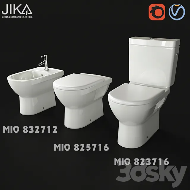 JIKA MIO + 825 716 832 712 823 716 + 3D Model