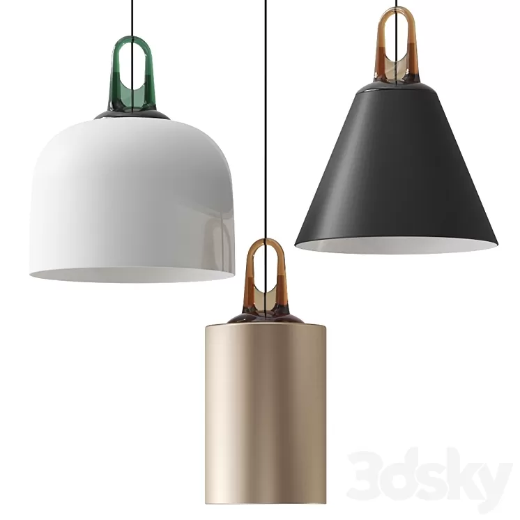 JIM Pendant lamp by LODES 3D Model JIM Pendant lamp by LODES 3D Model