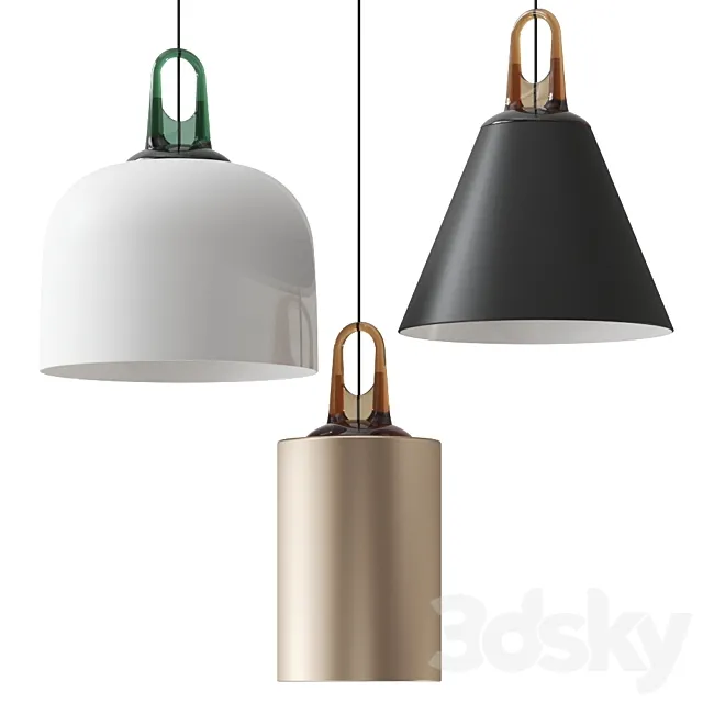 JIM Pendant lamp by LODES 3DModel