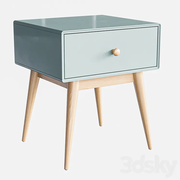 Jimi bedside table 3D Model Free Download Jimi bedside table 3D Model Free Download