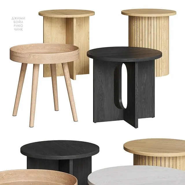 Jimi Boyle Rico Chink tables 3D Model Jimi Boyle Rico Chink tables 3D Model