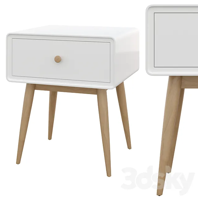 Jimi curbstone (4 colors) 3D Model Jimi curbstone (4 colors) 3D Model