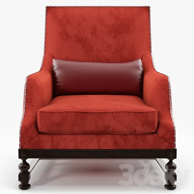 JNL Vanhamme Armchair King 3D Model