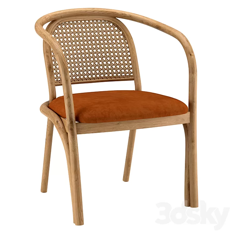 Joana armchair 3D Model Joana armchair 3D Model
