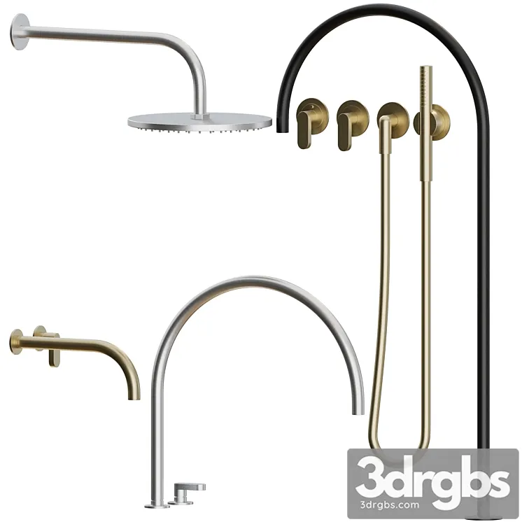 John Pawson Bath Set By Cocoon 3D Model Download