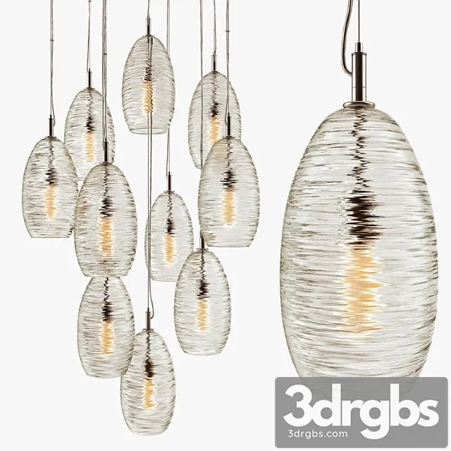 John Pomp Spun Thread Cluster 3D Model Download