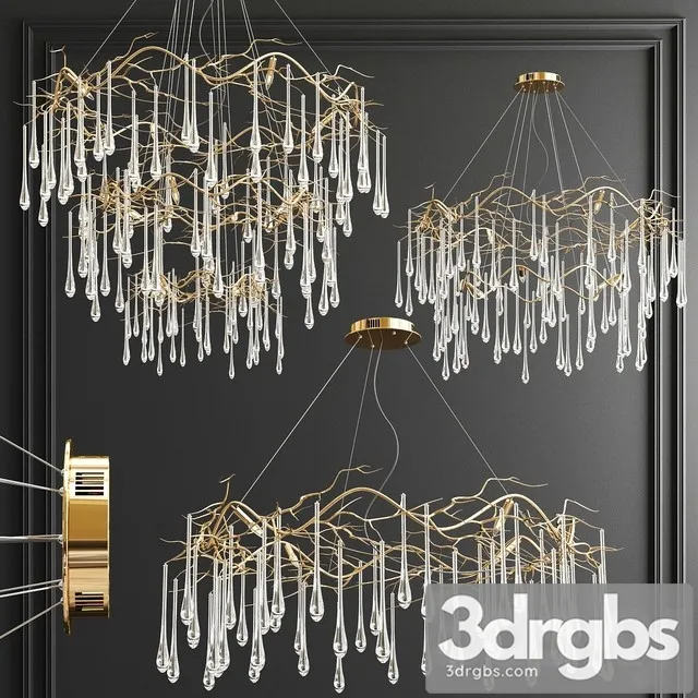 John Richard Chandelier 3 Type 3D Model Download