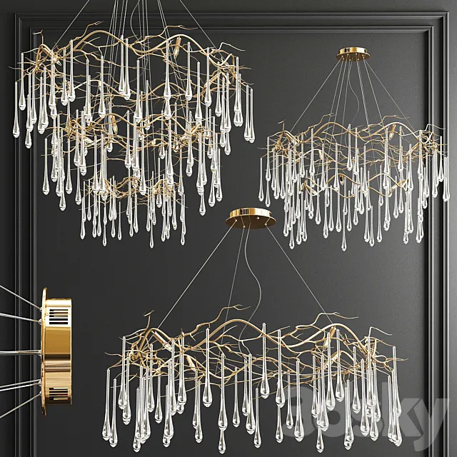 John Richard Chandelier – 3 type 3DModel