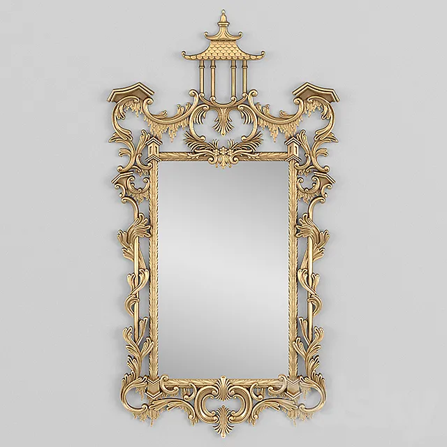 John-Richard Collection Pavilion Mirror 3D Model John-Richard Collection Pavilion Mirror 3D Model
