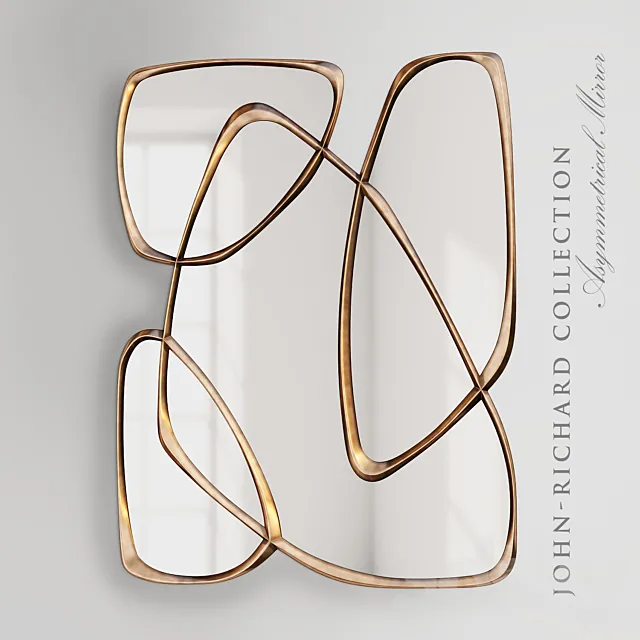 John-Richard Collection_Asymmetrical Mirror 3D Model