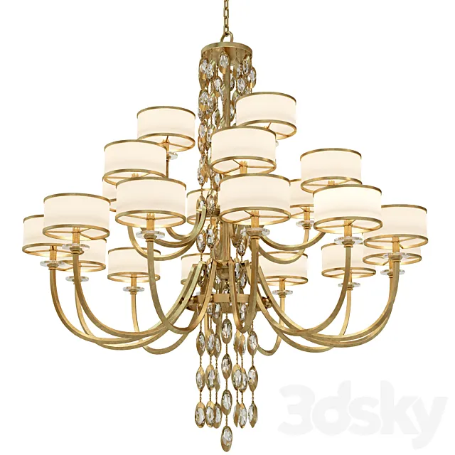John Richard Counterpoint Twenty One Chandelier 3DModel
