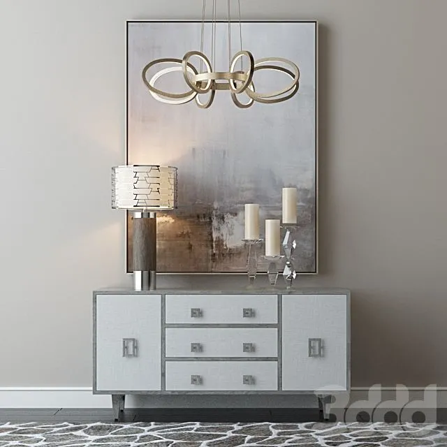 John Richard decorative set 3D Model John Richard decorative set 3D Model