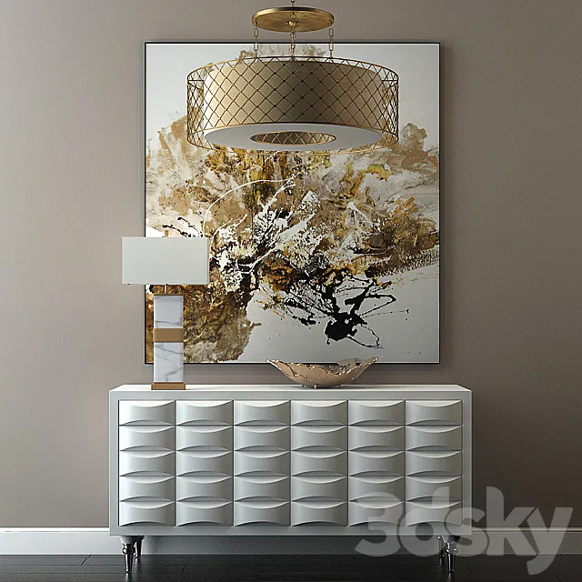 John Richard decorative set 3DModel John Richard decorative set 3DModel