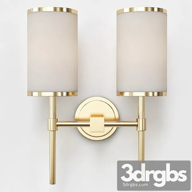 John richard modern brass wall sconce 3D Model Download John richard modern brass wall sconce 3D Model Download
