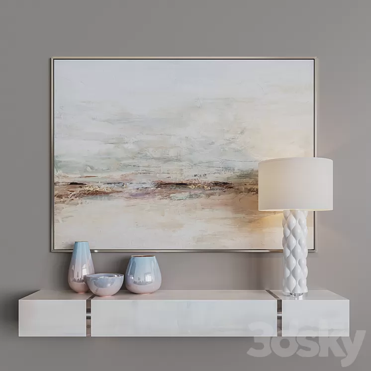 John-Richard – Pastel Moderne 3D Model