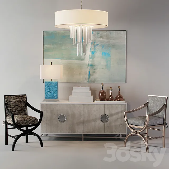 John Richard set 3DModel