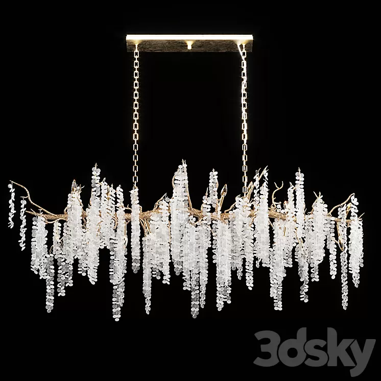 JOHN RICHARD Shiro chandelier 3D Model JOHN RICHARD Shiro chandelier 3D Model