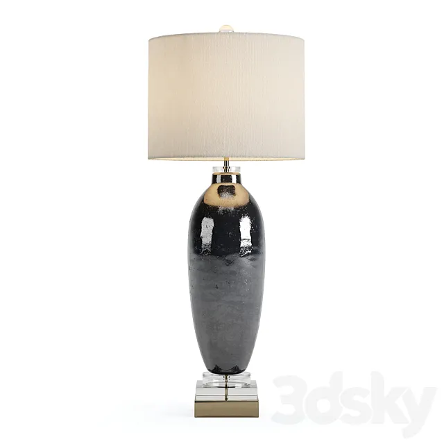 John Richard – Smoky Blue Slender Table Lamp 3D Model