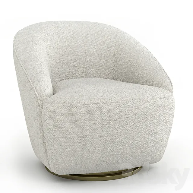 Jolie Swivel Chair by Twils 3D Model Jolie Swivel Chair by Twils 3D Model