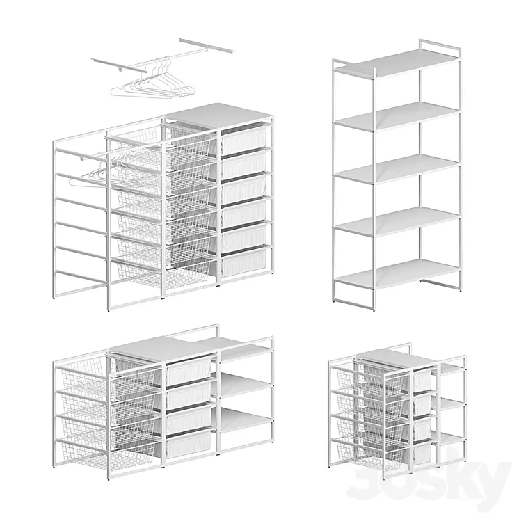 Jonaksel storage modules 3D Model Jonaksel storage modules 3D Model