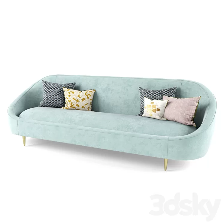 Jonatan Adler Ether Sofa 3D Model