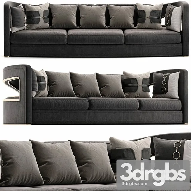 Jonathan Adler Bacharach Sofa 1 3D Model Download Jonathan Adler Bacharach Sofa 1 3D Model Download
