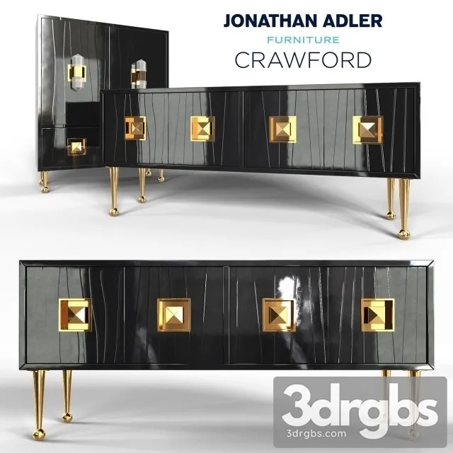 Jonathan Adler Crawford 3D Model Download