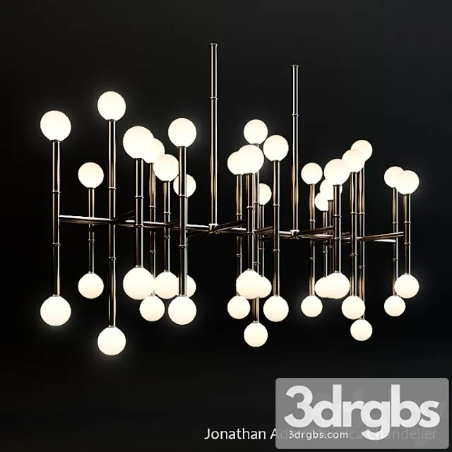 Jonathan Adler Meurice Chandelier 3D Model Download