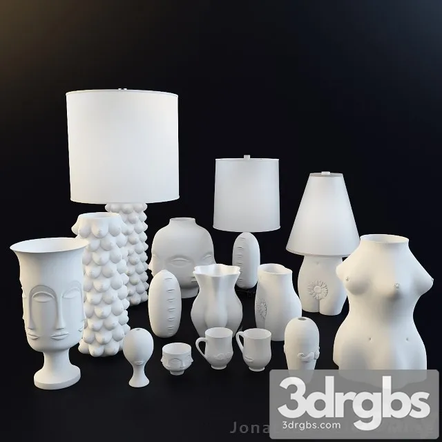 Jonathan Adler Muse Collection 3D Model Download