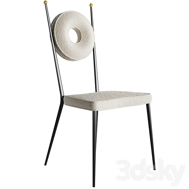 Jonathan Adler Rondo dining chair 3D Model Jonathan Adler Rondo dining chair 3D Model