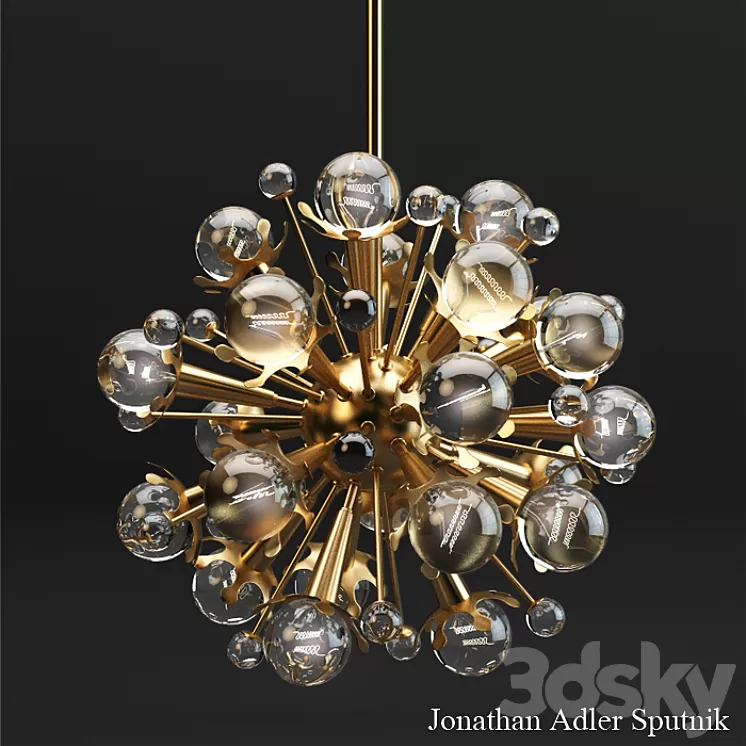 Jonathan Adler Sputnik 3D Model Jonathan Adler Sputnik 3D Model