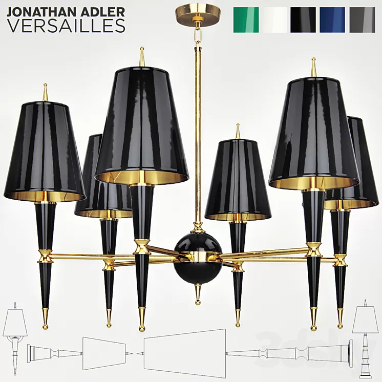 Jonathan Adler – Versailles 3D Model Jonathan Adler – Versailles 3D Model