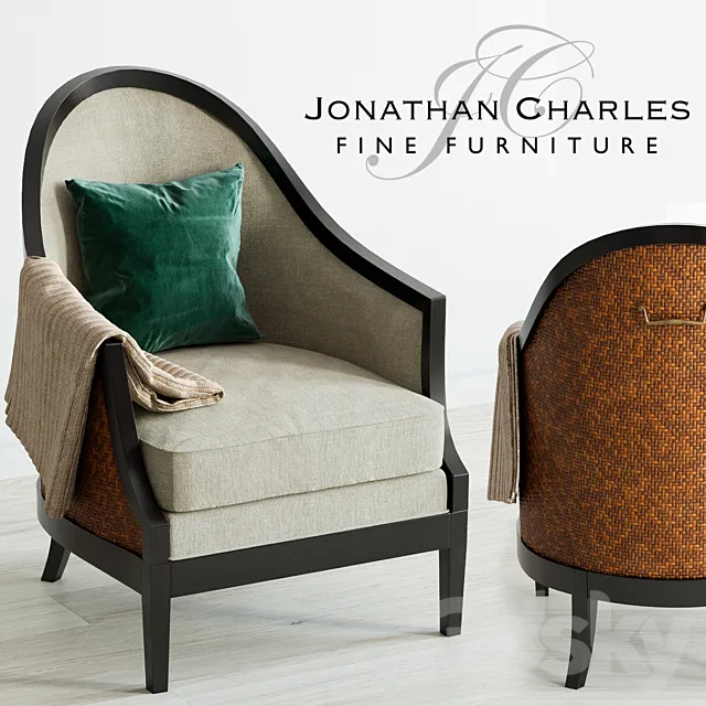 Jonathan Charles – 500036 armchair 3D Model Jonathan Charles – 500036 armchair 3D Model