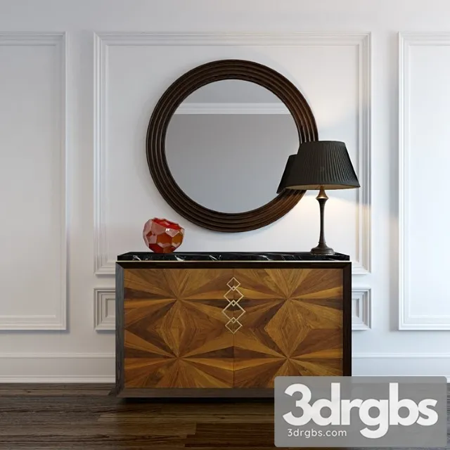 Jonathan charles furniture – sideboard set 1 2 3D Model Download