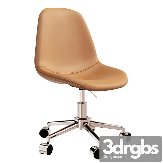 Jonstrup office chair cognac