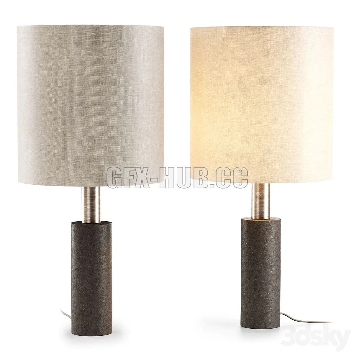 Jony table lamp 3D Model Jony table lamp 3D Model