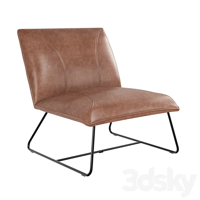 Jordan Lounge Chair 3D Model Jordan Lounge Chair 3D Model