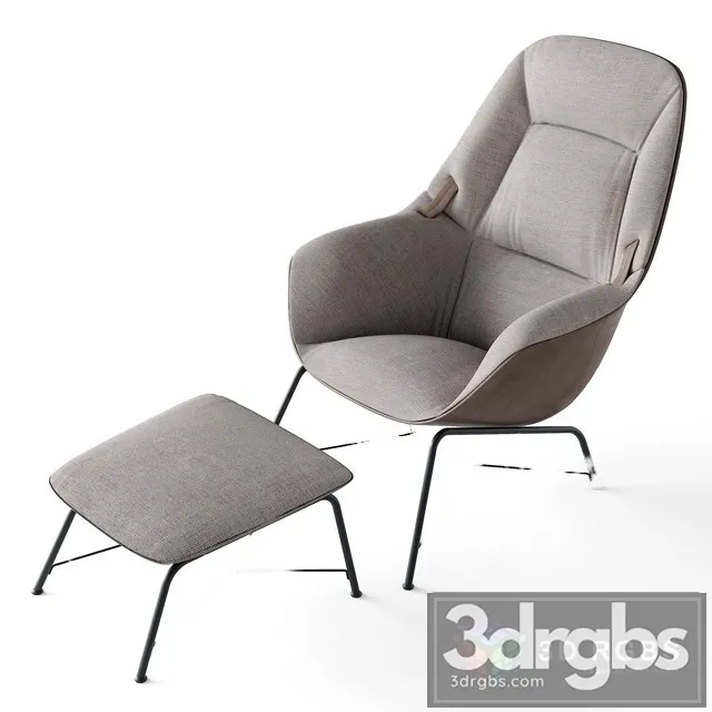 Jori Prelude Armchair 3D Model Download