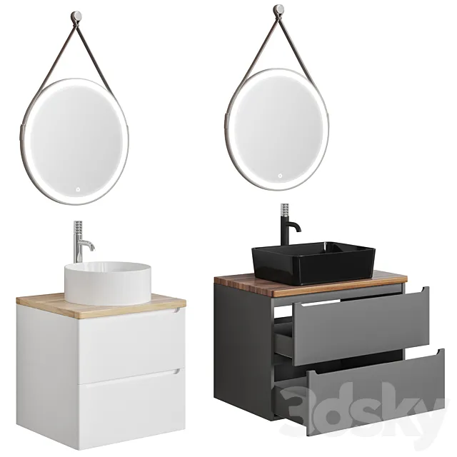 Jorno Wood 60_80 and Pencil case 3D Model Jorno Wood 60_80 and Pencil case 3D Model