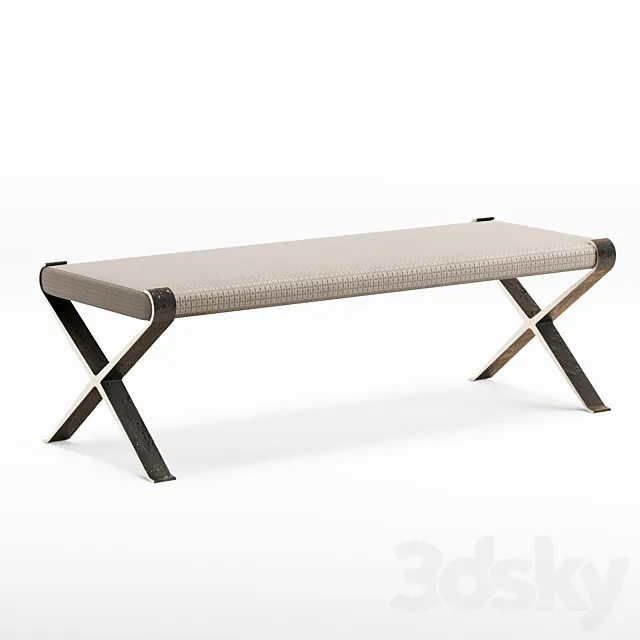 Joseph jeup Claire de lune bench 3DModel Joseph jeup Claire de lune bench 3DModel