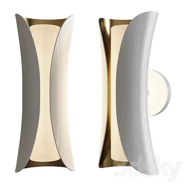 Josie 2 light wall sconce 3D Model Josie 2 light wall sconce 3D Model