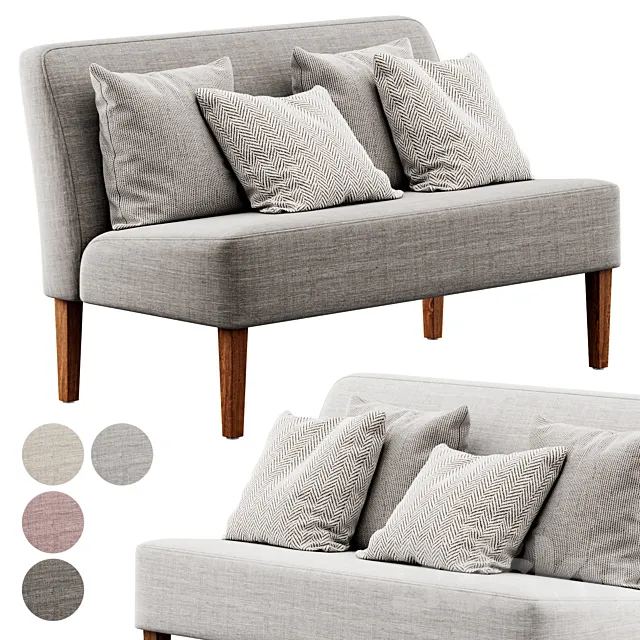 Jossey Loveseat by Ebern Designs 3D Model Jossey Loveseat by Ebern Designs 3D Model