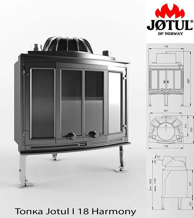 Jotul I 18 Harmony 3DModel