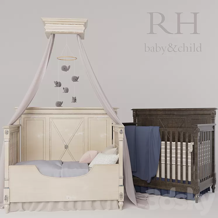 JOURDAN CONVERSION BED RH 3D Model