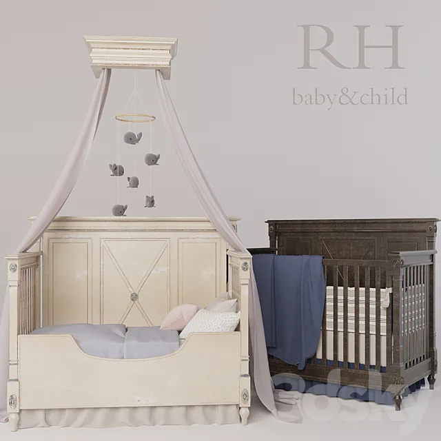 JOURDAN CONVERSION BED RH 3DModel JOURDAN CONVERSION BED RH 3DModel